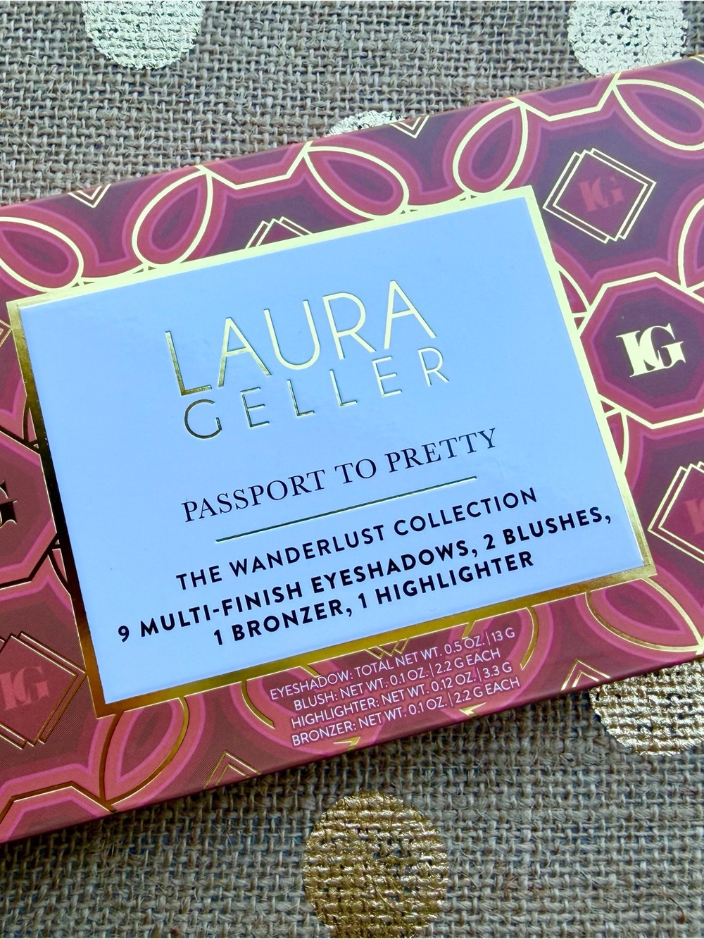 Laura Geller Wanderlust Palette — Passport to Pretty ~NIB